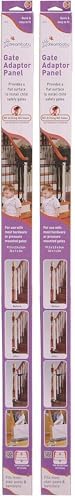 36" Gate Adaptor, White (Pack of 2)