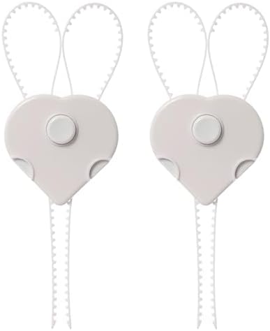 Flexi Lock - Cabinet & Drawer Handle Locks - Cabinet Safety Straps - with Multi-Touch Release System - White - 2 Count (Pack of 1) - Model L185