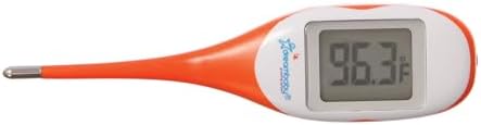 Rapid Response Digital Thermometer with Fever Alert, Orange