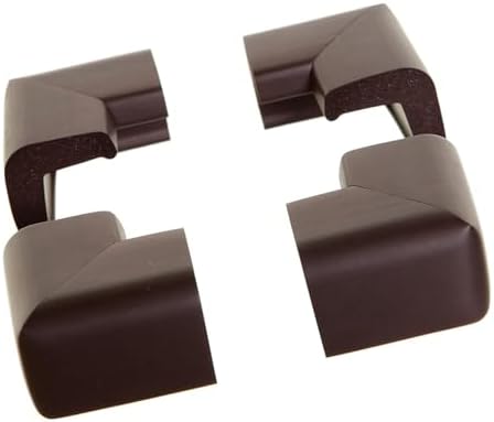 Foam Corner Protectors, Brown (Pack of 4)