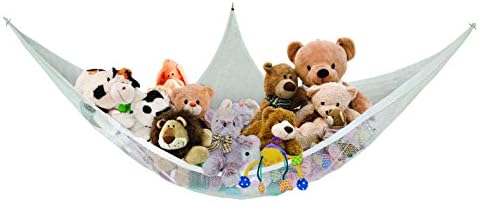 Jumbo Toy Storage Corner Hammock Net Organizer