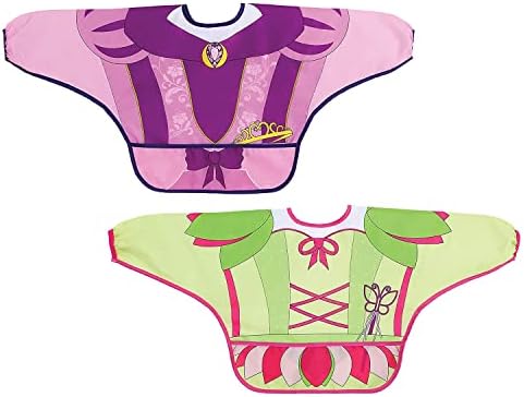 Food & Fun Character Bibs Baby Smocks with Sleeves