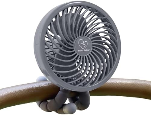 Smart Grip Deluxe Fan, Octopus Wrap Around Legs, Adjustable, Battery Operated