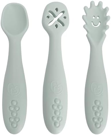 Scoop Mash and Twist Silicone Baby Spoon Set