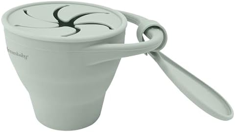 Silicone Toddler Snack Cup, Spill Proof Container with Lid for Kids, Food Grade and BPA Free
