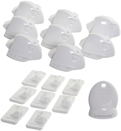 Adhesive Mag locks (8-Pack 1 Key)