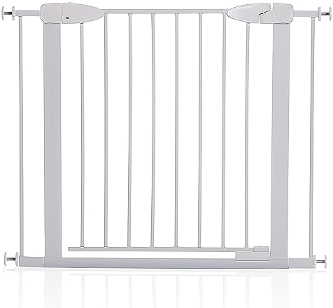 Boston Auto Close Gate with Ezy Check Indicator, White