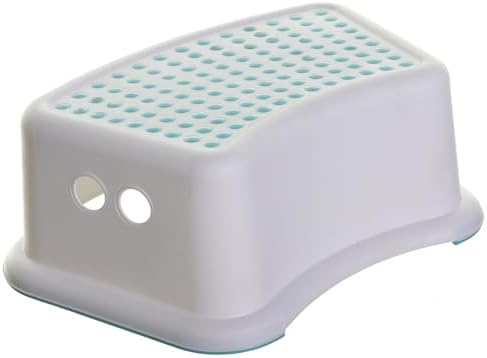 Step Stool Aqua Dots, Toddler Potty Training Aid with Non Slip Base